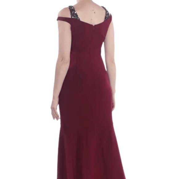 Adrianna Papell AP1E202959 Evening Gown Red size 10 - Picture 3 of 5